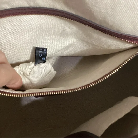 GUCCI Purple Calfskin Heartbeat Print Nice Dome ULTRA RARE Satchel Shoulder Bag - Picture 10 of 15